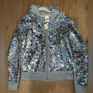 PINK Victoria’s Secret sequins hoodie jacket